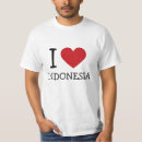 Recherche de amour indonésie tshirts Chemise