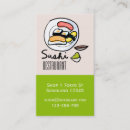 Recherche de style japonais cartes visite Sushi