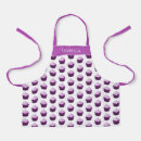 Search for purple cupcakes aprons Modern