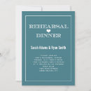 Search for teal rehearsal dinner invitations Trendy
