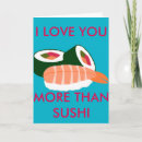 Search for sushi love cards Funny