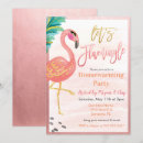 Search for flamingo watercolor invitations Aloha