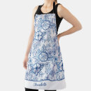 Recherche de floral bleu tabliers Nom