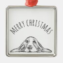 Search for hound dog ornaments Basset