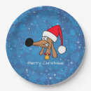 Search for dachshund christmas plates Festive