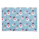Search for cute snowman pillowcases Xmas
