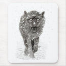 Recherche de loup sauvage tapis souris Lobo
