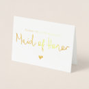 Search for wedding thank you bridesmaid cards Heart