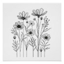 Search for botanical line art posters Modern