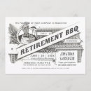 Recherche de retraite drôle invitations Vintage