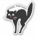 Recherche de chat effrayé autocollants Halloween