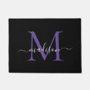 Search for purple doormats Monogrammed