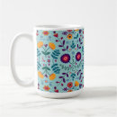 Search for teal turquoise mugs Flowers