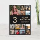 Search for boy 3 birthday cards Photo collage