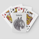 Search for horse playing cards Black and white