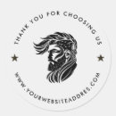 Recherche de barbier autocollants Élégant