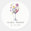 Search for wine glass wedding stickers Cheers