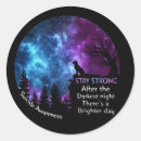 Search for depression ribbon stickers Suicide prevention