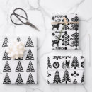 Search for scandinavian christmas wrapping paper Whimsical