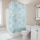 Search for sea glass shower curtains Teal