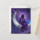 Recherche de croissant lune cartes postales Chat