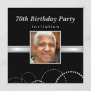 Search for mens 70th birthday invitations Formal