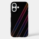 Search for neon stripes iphone cases Black