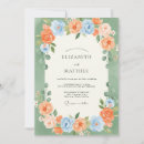 Search for bliss wedding invitations Watercolor