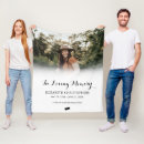 Search for in loving memory blankets Celebration of life