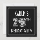 Search for 29th birthday invitations Elegant