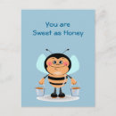 Search for funny bee postcards Honey