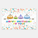 Search for owls rectangle stickers Birthday