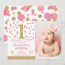 Search for confetti 1st birthday invitations Watercolor