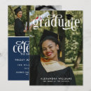 Search for blue and white graduation invitations Graduate