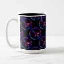 Search for hippie peace sign mugs Black