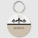 Search for fleur de lis keychains Elegant