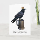 Search for raven birthday cards Crow
