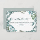Recherche de watercolor eucalyptus mariage invitations Élégant