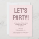 Search for plain pink invitations Blush