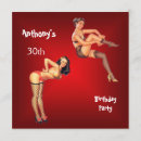 Search for pin up girl invitations Elegant