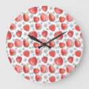 Recherche de fraises horloges Motif