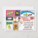 Search for comic strip invitations Party