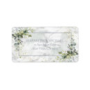 Search for light blue return address labels Watercolor