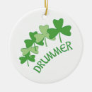 Search for shamrock ornaments Green