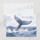 Recherche de queue de baleine cartes postales Bleu