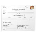 Search for bakery order forms Invoice sales receipt