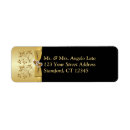 Search for 50th wedding anniversary return address labels Glitter