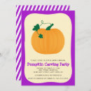 Recherche de citrouille halloween invitations Mignon