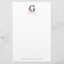 Search for monogram stationery paper Classic