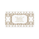 Search for glam wedding return address labels 1920s